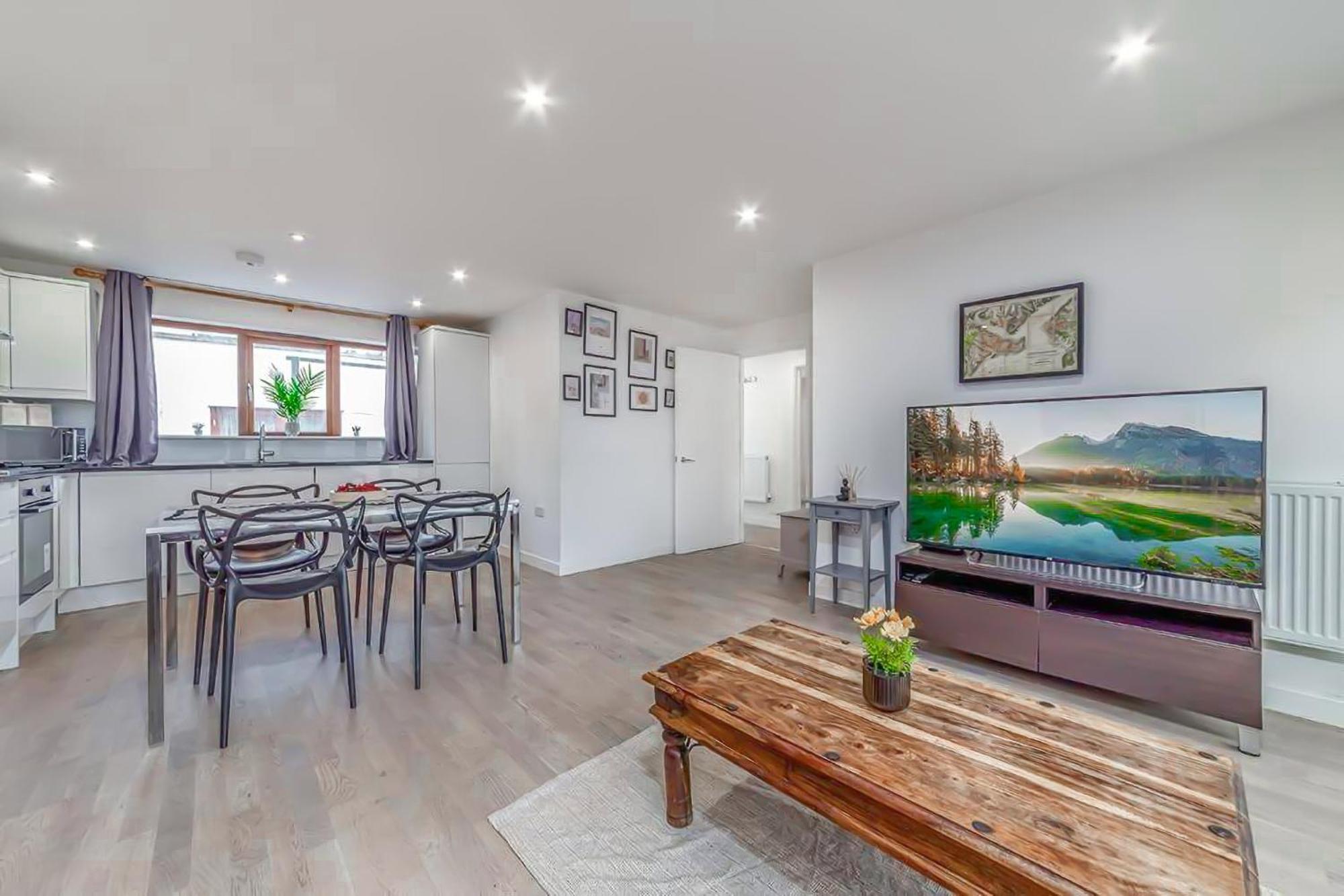 Amazing 2 Bed Bath Flat With London Eye View Lm7 아파트 외부 사진